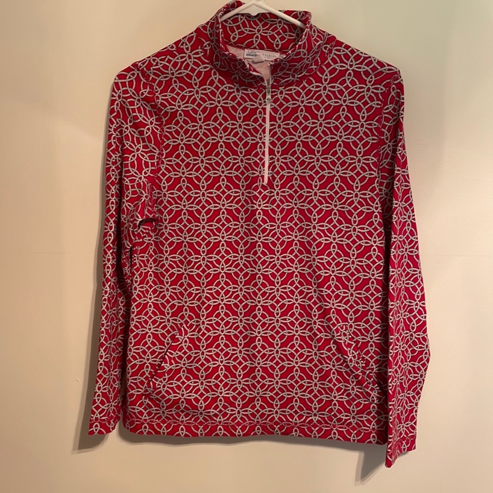 Talbots Quarter Zip Pullover Nautical